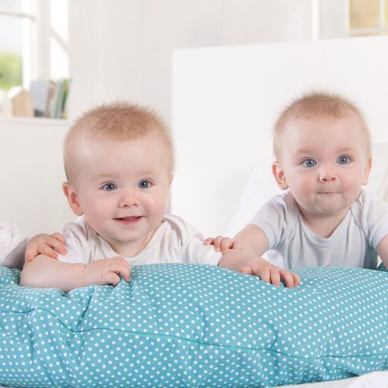 Theraline Nursing pillow The original 190 cm - Dots Laguna