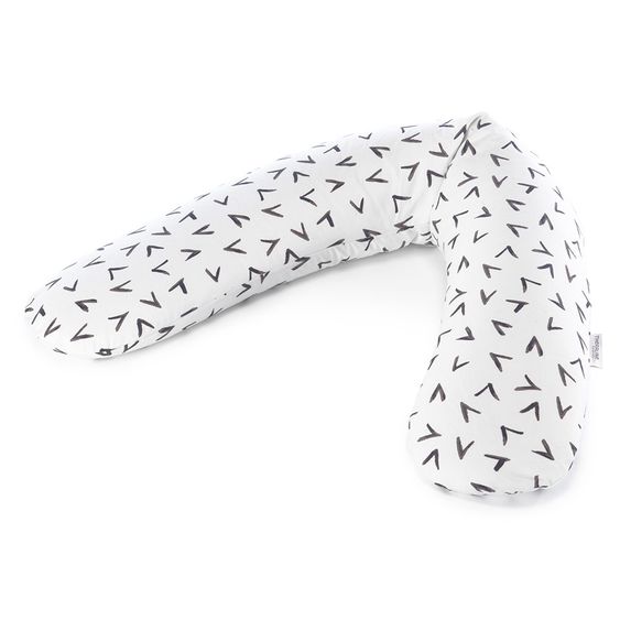 Theraline Stillkissen Das Original 190 cm - Hooks - black&white