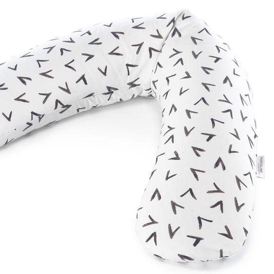Theraline Stillkissen Das Original 190 cm - Hooks - black&white