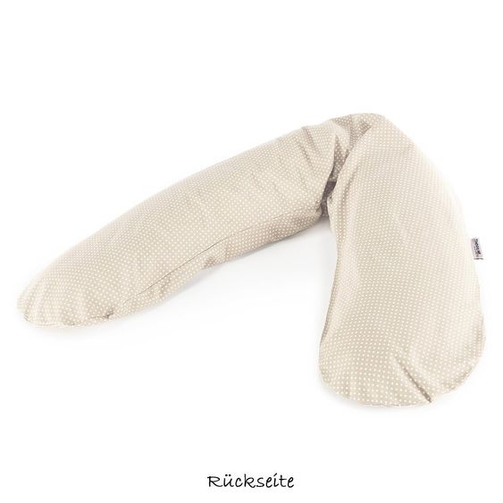 Theraline Stillkissen Das Original 190 cm - Knistertier Fuchs - Punkte Beige