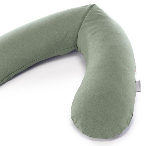 Theraline Stillkissen Das Original 190 cm - Melange Jersey - khakigrün