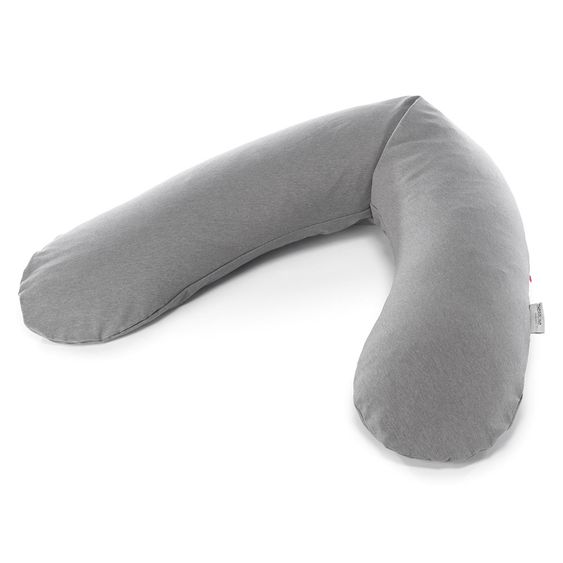 Theraline Stillkissen Das Original 190 cm - Melange Jersey - mittelgrau
