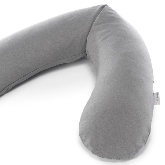 Theraline Stillkissen Das Original 190 cm - Melange Jersey - mittelgrau