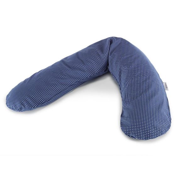 Theraline Nursing pillow The original 190 cm - dots blue