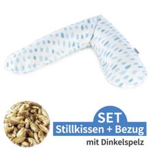 Stillkissen Das Original mit Dinkelspelz-Füllung inkl. Bezug 190 cm - Aquarell