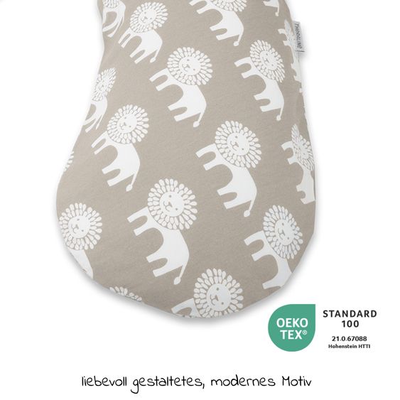 Theraline Nursing pillow The Original with spelt filling incl. cover 190 cm - Desert King - Taupe