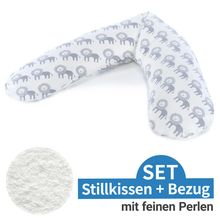 Nursing Pillow The Original with Fine Bead Filling incl. Cover 190 cm - Wüstenkönig