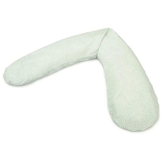 Theraline Nursing pillow The Original with micro bead filling incl. cover 190 cm - dandelion - pale green