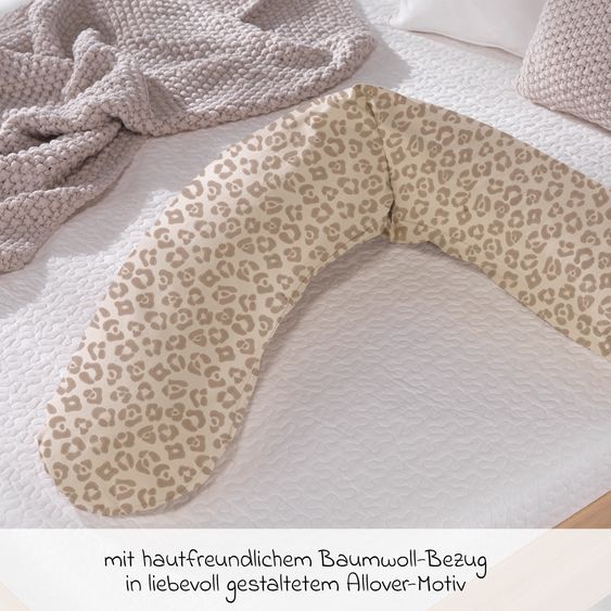 Theraline Stillkissen Das Original mit Polyesterhohlfaser-Füllung inkl. Bezug 190 cm - Leo