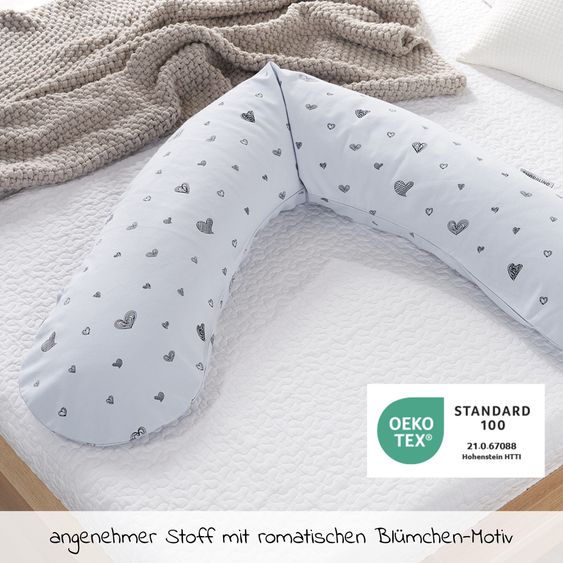 Theraline Stillkissen Das Original mit Polyesterhohlfaser-Füllung inkl. Bezug 190 cm - Sweetheart
