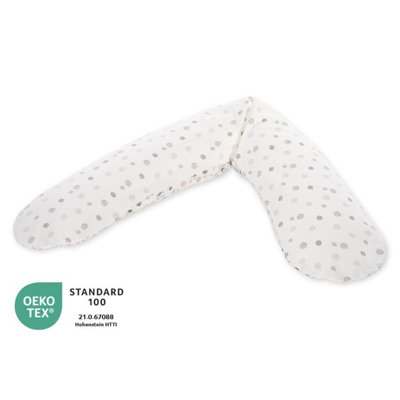 Theraline Breastfeeding pillow The Original with polyester hollow fiber filling incl. cover 190 cm - Vögelchen flieg