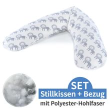 Cuscino per allattamento The Original con imbottitura in fibra di poliestere cava, fodera inclusa 190 cm - Desert King