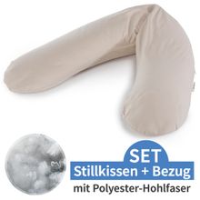 Stillkissen Das Original mit Polyesterhohlfaser-Füllung inkl. Bezug Jersey 190 cm - Kieselgrau