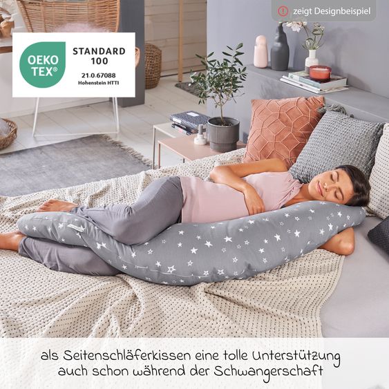 Theraline Nursing pillow The Original - polyester hollow fiber filling 190 cm - without cover