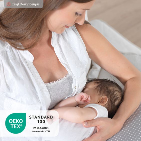 Theraline Cuscino per l'allattamento The Yinnie - imbottitura in microperle 135 cm - senza fodera