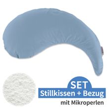 Stillkissen Das Yinnie mit Mikroperlen-Füllung inkl. Bezug 135 cm - Cool Blue