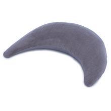 Stillkissen Der Plüschmond mit feiner Perlen-Füllung 140 cm - Steingrau