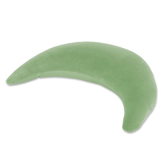 Theraline Stillkissen Der Plüschmond mit Mikroperlen-Füllung 140 cm - Pappel