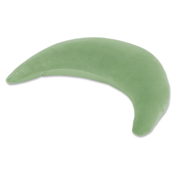 Theraline Stillkissen Der Plüschmond mit Mikroperlen-Füllung 140 cm - Pappel