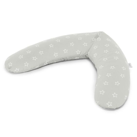 Theraline Stillkissen Dodo Pillow 170 cm - Sterne - grau