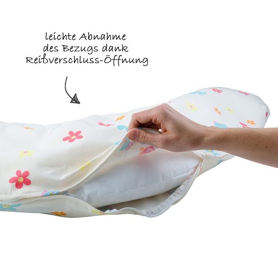Theraline Stillkissen Dodo Pillow 170 cm - Vogel Beige