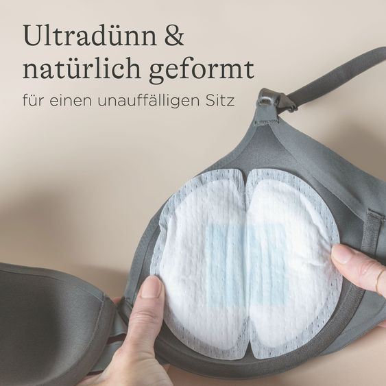Theraline Dodo Premium Nursing Pillow with fine pearl filling incl. cover + muslin cloth 6 pack + disposable nursing pads 36 pack 180 cm - Sand Beige
