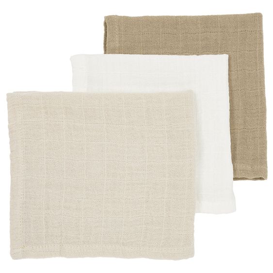 Theraline Coussin D'Allaitement Dodo Premium avec Finition Perle Fine incl. Housse en Mousseline + Lot de 3 Carrés en Mousseline Offerts 180 Cm - Sable Beige