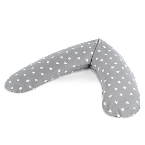 Theraline Stillkissen Komfort 180 cm - Big Stars - Grau