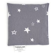 Cuscino termico con imbottitura di nocciolo di ciliegia 19 x 19 cm - Cielo stellato