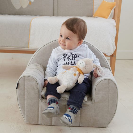 Tineo Kindersessel - Koalabär - Beige
