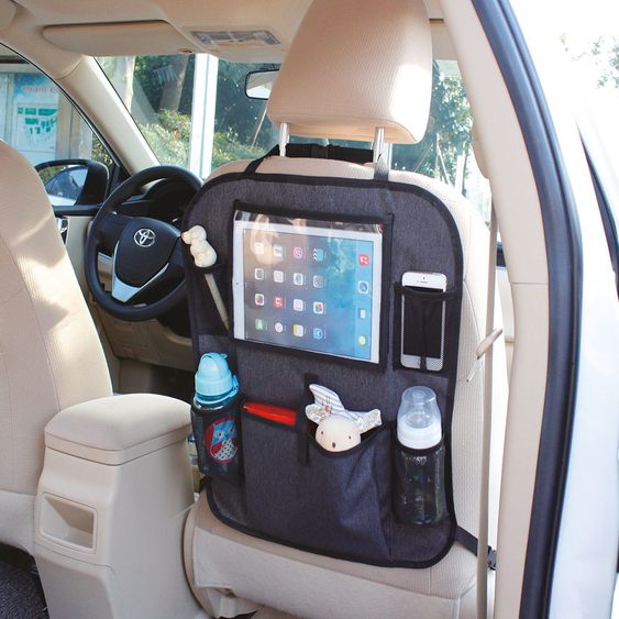 Tineo Rückenlehnen-Tasche mit Tablet-Fach - Grau
