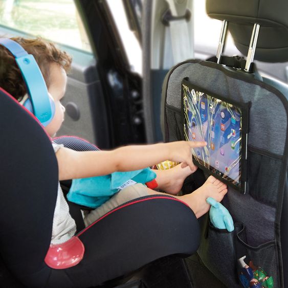 Tineo Rückenlehnen-Tasche mit Tablet-Fach - Grau