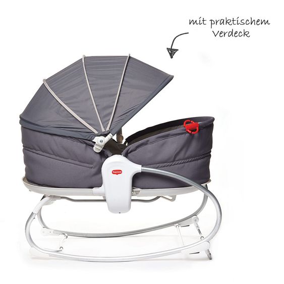 Tiny Love Schaukel-Wippe 3in1 Cozy Rocker Napper - Grau
