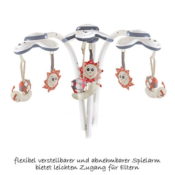 Tiny Love Schaukel-Wippe 3in1 Cozy Rocker Napper - Grau