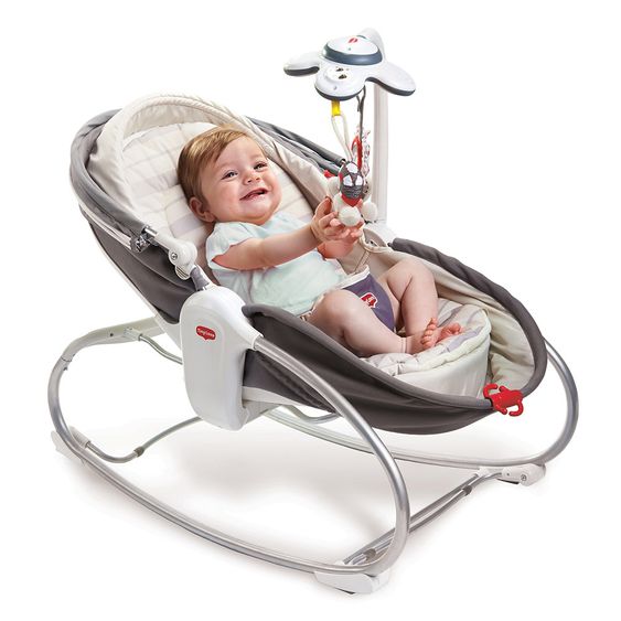 Tiny Love Schaukel-Wippe 3in1 Cozy Rocker Napper - Grau