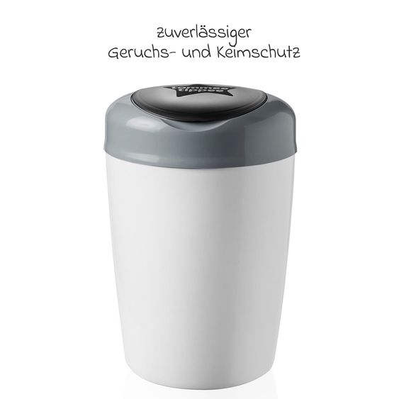 Tommee Tippee 14-tlg. Simplee Sangenic Sparset - Windeleimer + 13 Nachfüllkassetten