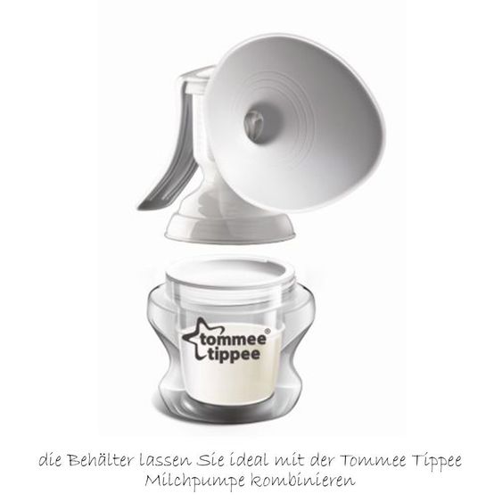 Tommee Tippee Muttermilch-Aufbewahrungsbehälter 4er Pack Closer to Nature je 60 ml