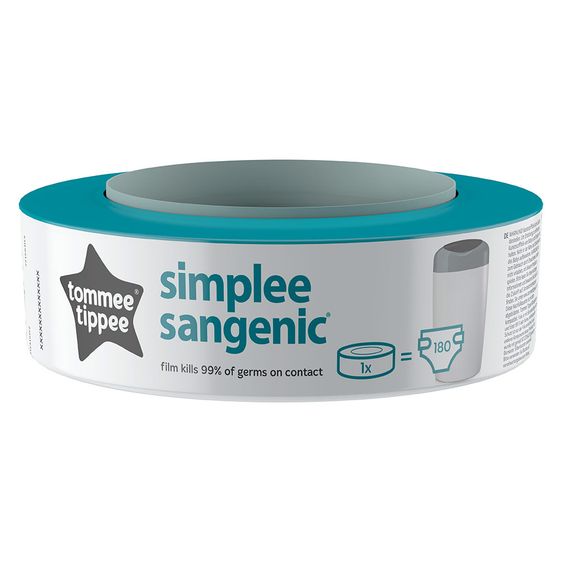 Tommee Tippee Nachfüllkassette für Windeleimer Simplee Sangenic - 3er Pack 