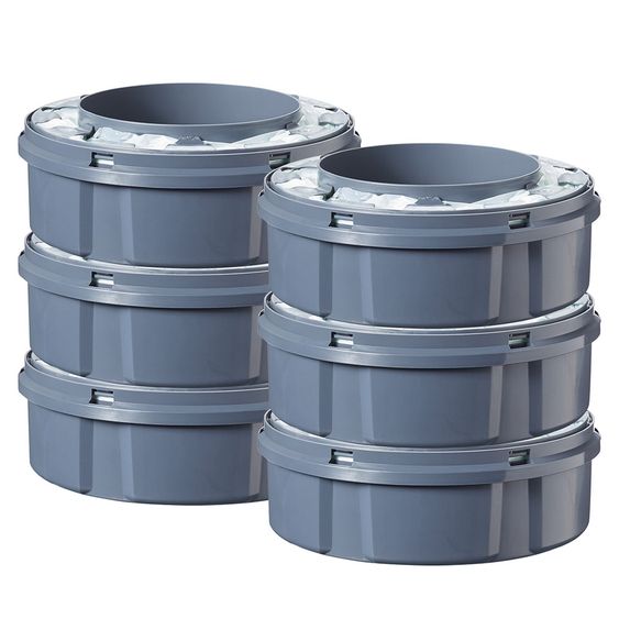 Tommee Tippee Nachfüllkassette für Windeleimer Twist & Click - 6er Pack