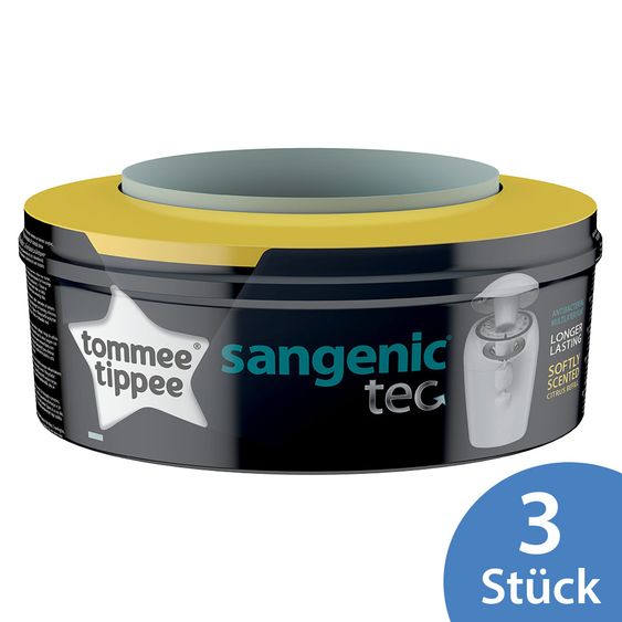 Tommee Tippee Nachfüllkassette für Windeltwister Sangenic Tec - 3er Pack