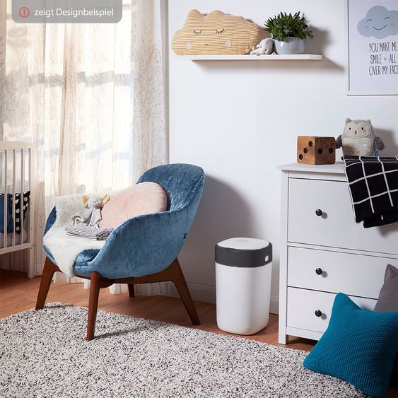 Tommee Tippee Windeleimer Twist and Click Sangenic inkl. 1 Nachfüllkassette - Greenfilm™ - Blau