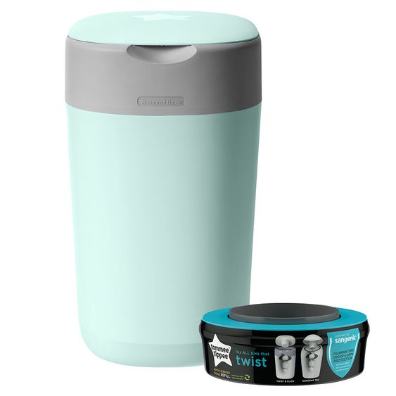 Tommee Tippee Windeleimer Twist & Click - Pfefferminzgrün