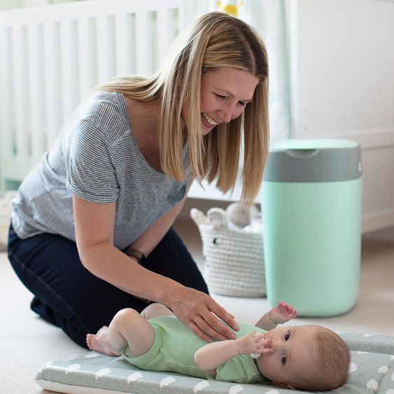 Tommee Tippee Windeleimer Twist & Click - Pfefferminzgrün