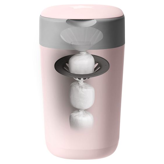 Tommee Tippee Windeleimer Twist & Click - Rosé