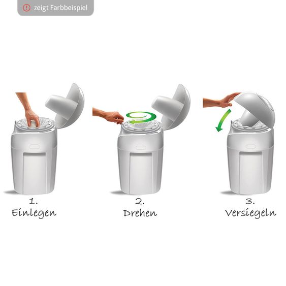 Tommee Tippee Windeltwister Sangenic Tec - Grau