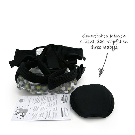 Tomy Babytrage 3 in 1 Carrier - Black Grey