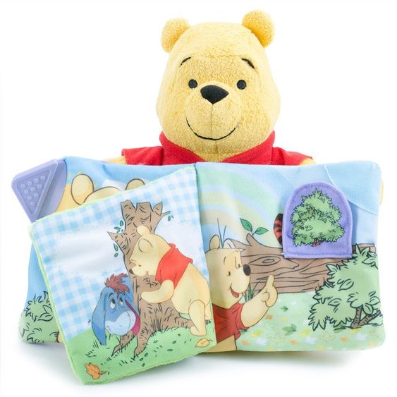 Tomy Stoffbuch Lies mit mir mit Spielfigur Winnie Pooh