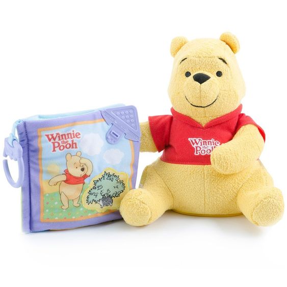Tomy Stoffbuch Lies mit mir mit Spielfigur Winnie Pooh