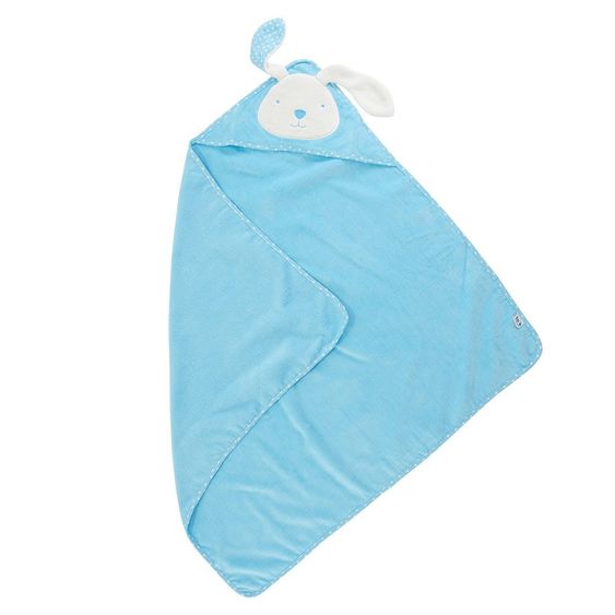 ToTs by Smartrike Hooded bath towel 80 x 80 cm - Bunny - Blue