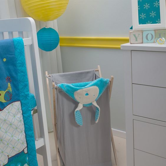 ToTs by Smartrike Hooded bath towel 80 x 80 cm - Bunny - Blue